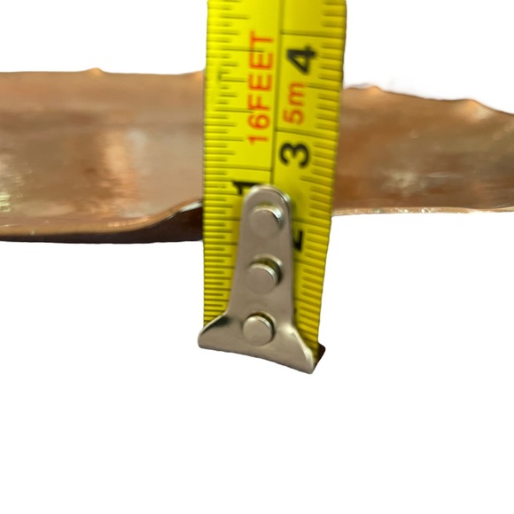 Vintage Avon Coppersmith Arts & Crafts Solid Copper Distressed Serving Plate. - Picture 5 of 5